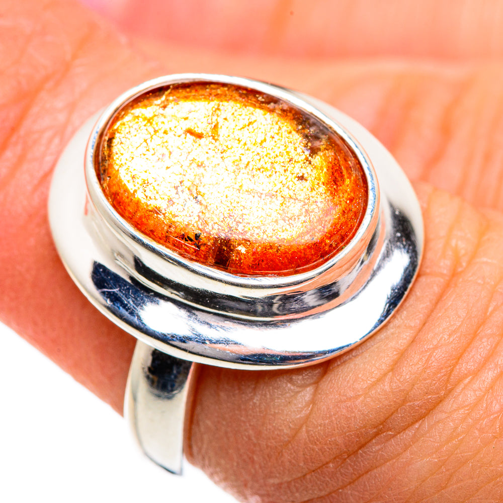 Sunstone Rings handcrafted by Ana Silver Co - RING84641