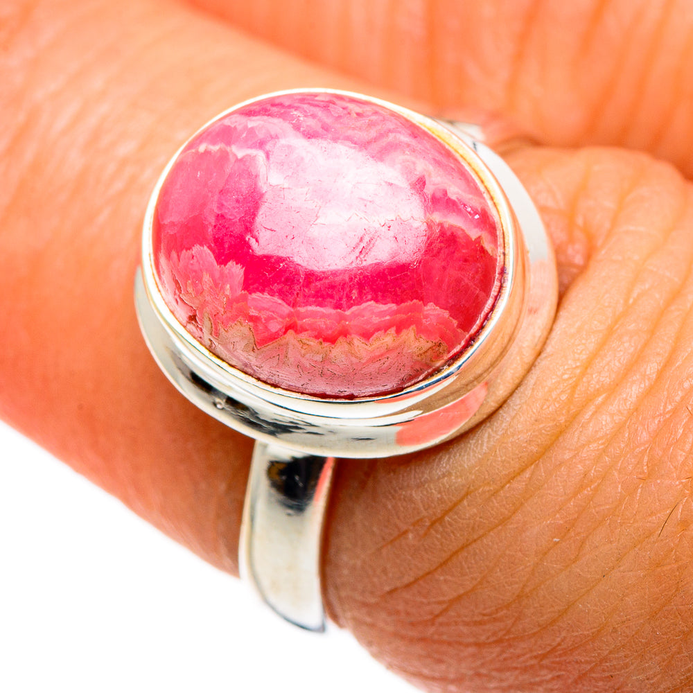 Rhodochrosite Rings handcrafted by Ana Silver Co - RING84646