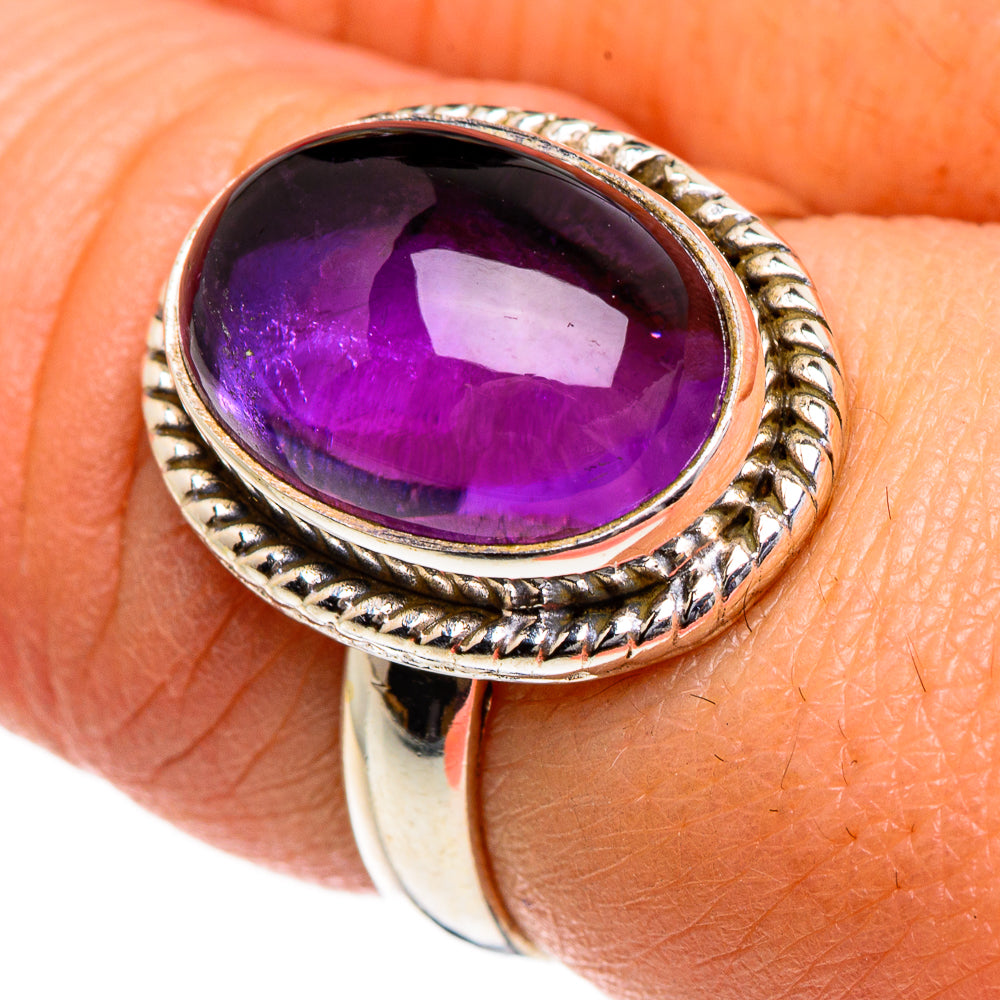 Amethyst Rings handcrafted by Ana Silver Co - RING84647