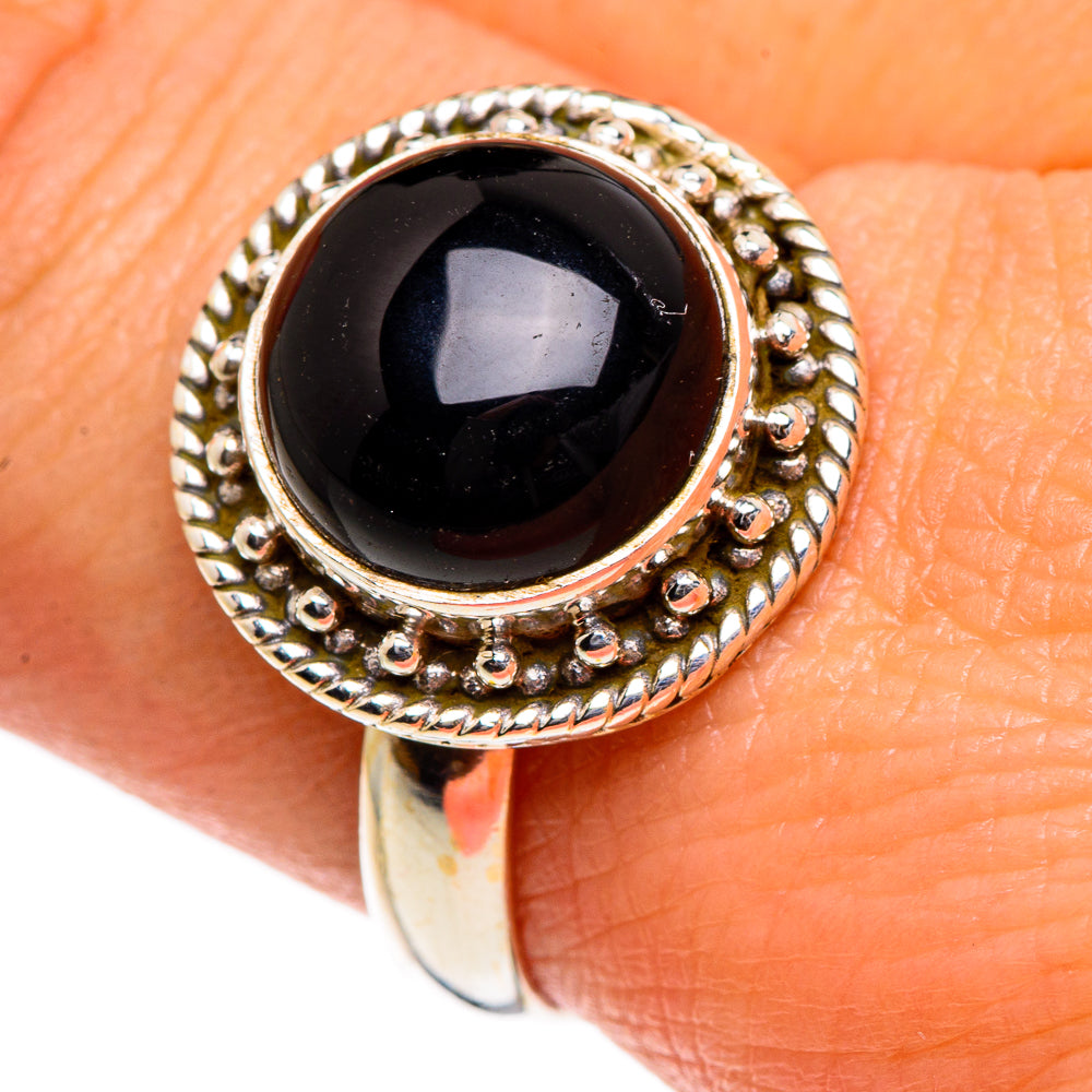 Black Onyx Rings handcrafted by Ana Silver Co - RING84651