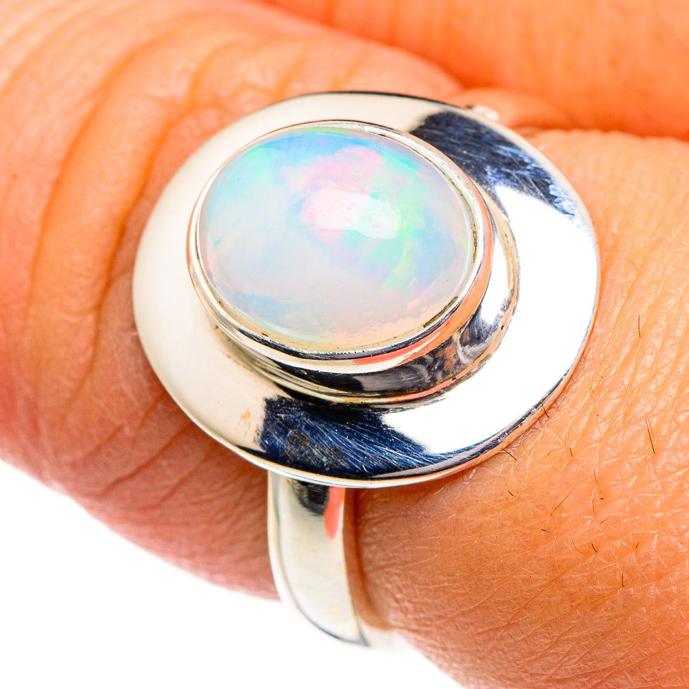 Ethiopian Opal Rings handcrafted by Ana Silver Co - RING84658