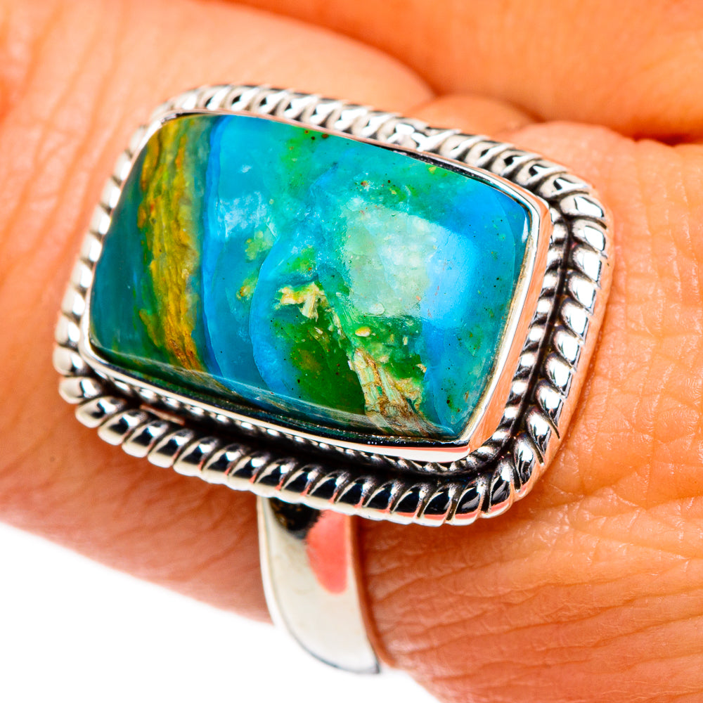Peruvian Opal Rings handcrafted by Ana Silver Co - RING84665