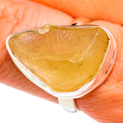 Libyan Glass Rings handcrafted by Ana Silver Co - RING84679