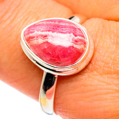 Rhodochrosite Rings handcrafted by Ana Silver Co - RING84681