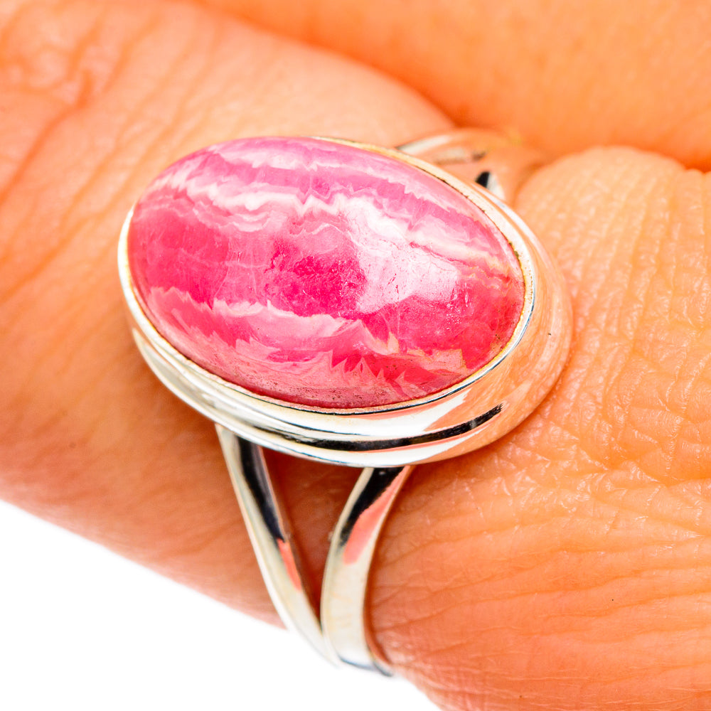 Rhodochrosite Rings handcrafted by Ana Silver Co - RING84683