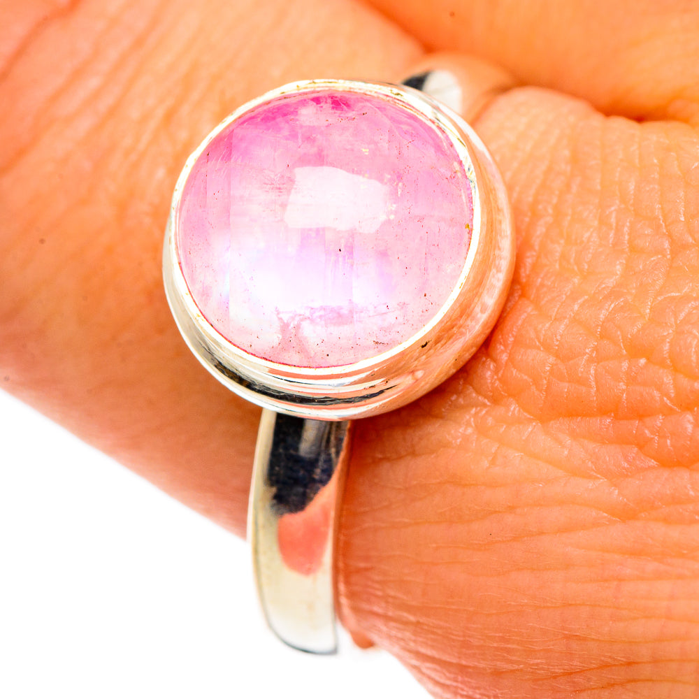 Pink Moonstone Rings handcrafted by Ana Silver Co - RING84684