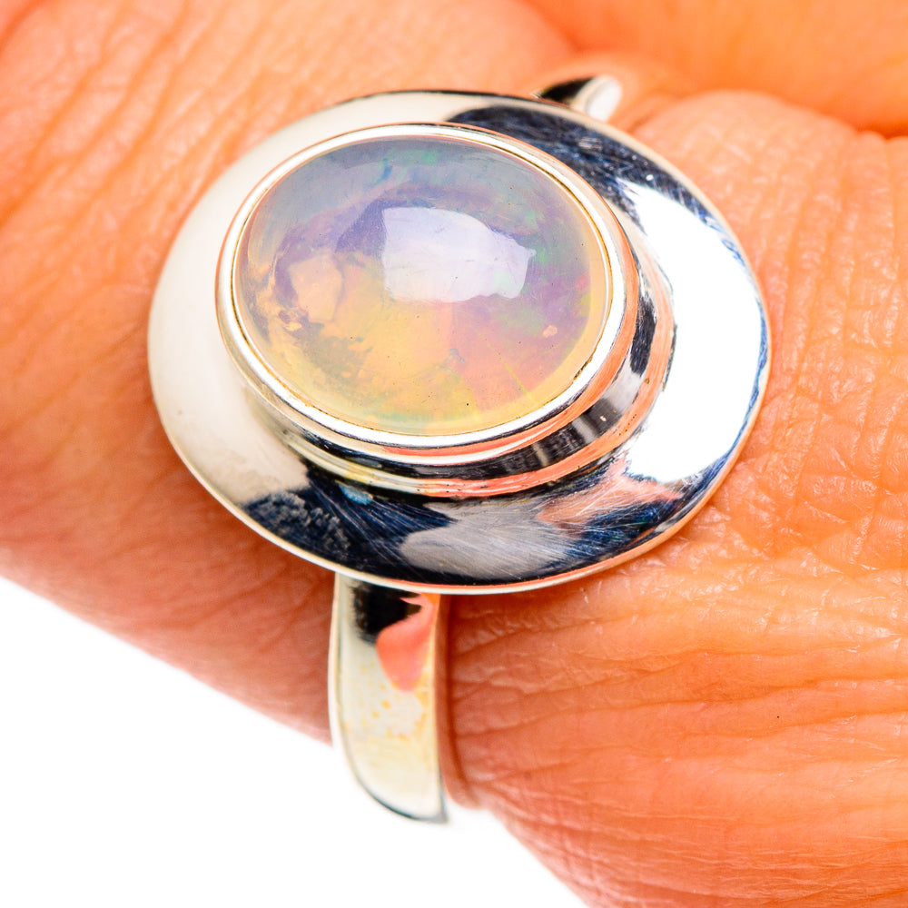 Ethiopian Opal Rings handcrafted by Ana Silver Co - RING84696