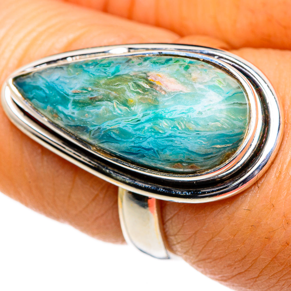 Peruvian Opal Rings handcrafted by Ana Silver Co - RING84701