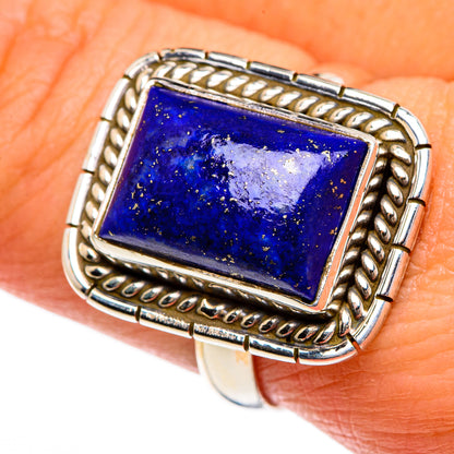 Lapis Lazuli Rings handcrafted by Ana Silver Co - RING84703
