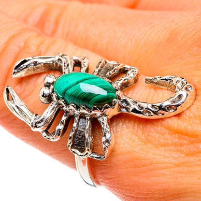 Malachite Rings handcrafted by Ana Silver Co - RING84704