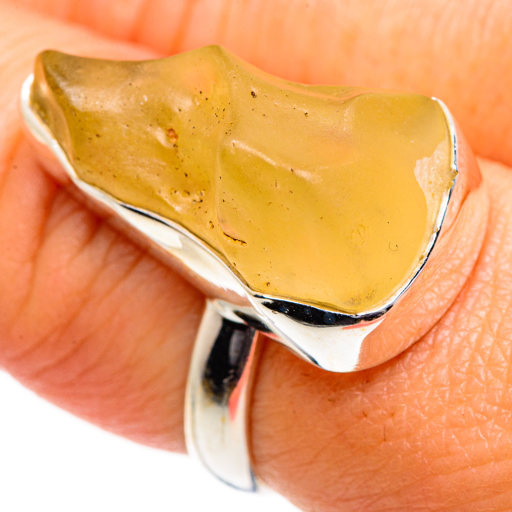 Libyan Glass Rings handcrafted by Ana Silver Co - RING84714