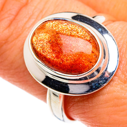 Sunstone Rings handcrafted by Ana Silver Co - RING84715