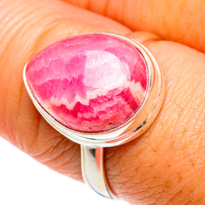 Rhodochrosite Rings handcrafted by Ana Silver Co - RING84716
