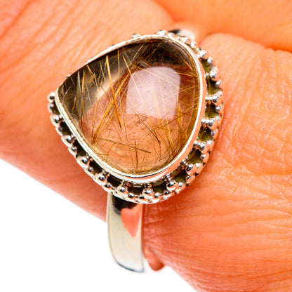 Rutilated Quartz Rings handcrafted by Ana Silver Co - RING84723