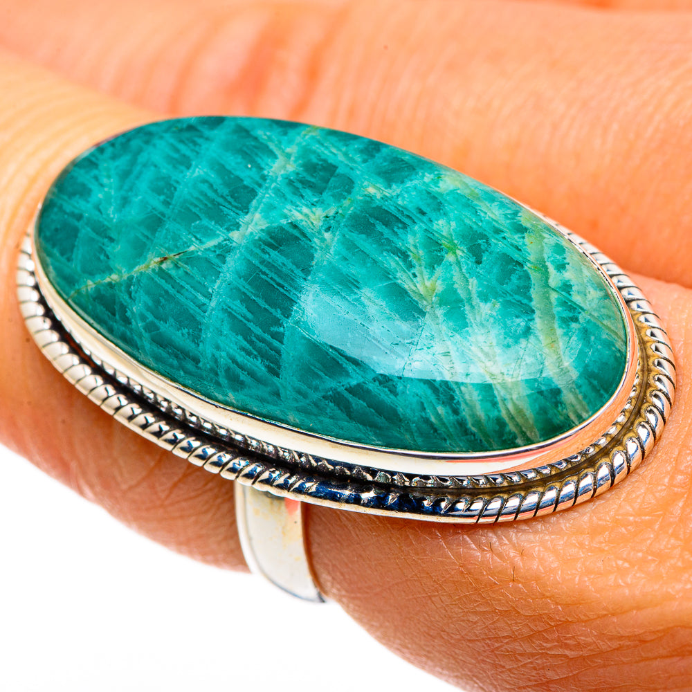 Amazonite Rings handcrafted by Ana Silver Co - RING84727