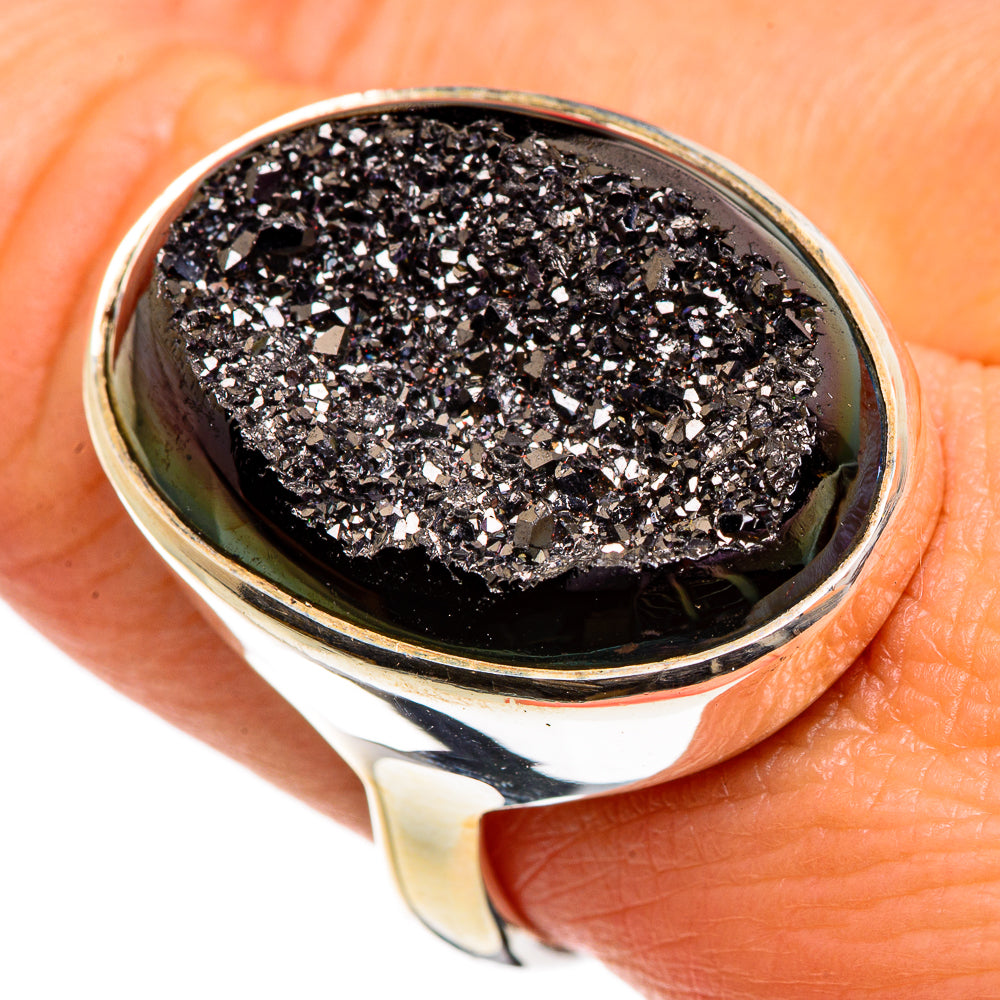 Tektite Rings handcrafted by Ana Silver Co - RING84730
