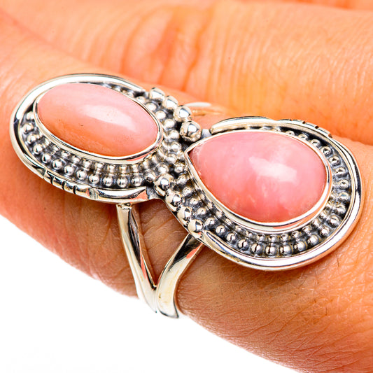 Pink Opal Rings handcrafted by Ana Silver Co - RING84735