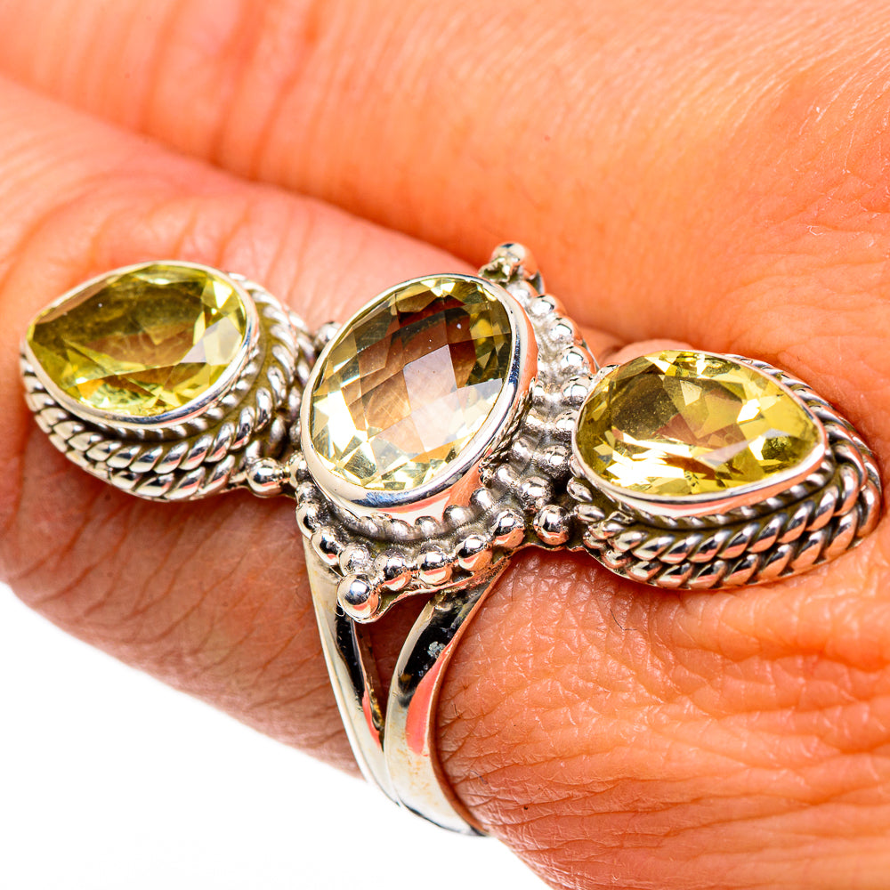 Citrine Rings handcrafted by Ana Silver Co - RING84746
