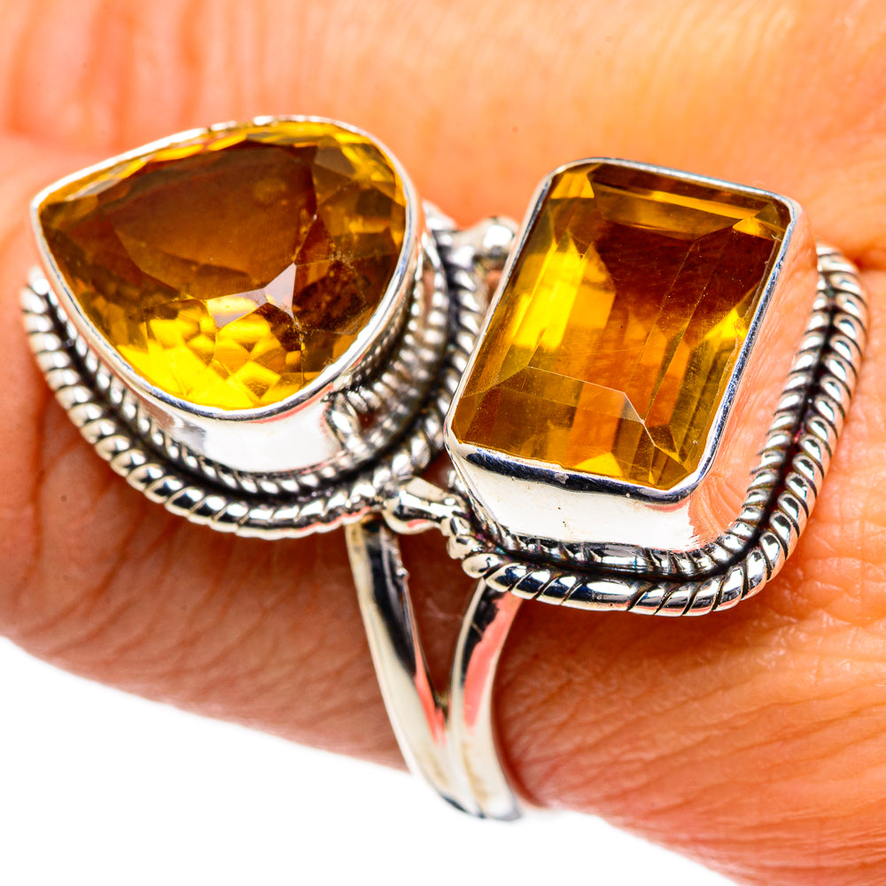Mandarin Citrine Rings handcrafted by Ana Silver Co - RING84759
