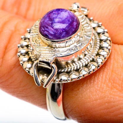 Charoite Rings handcrafted by Ana Silver Co - RING84762