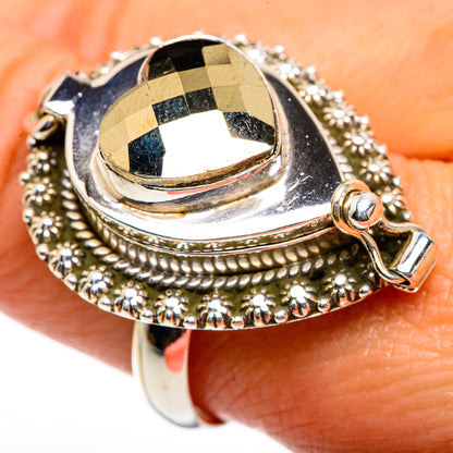 Green Amethyst Rings handcrafted by Ana Silver Co - RING84764