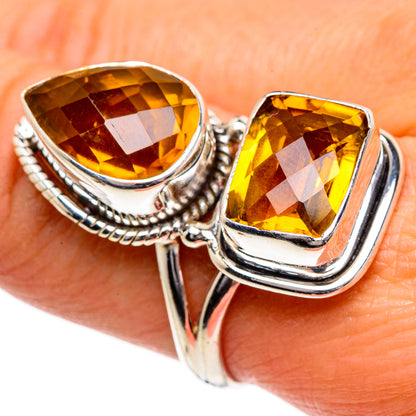 Mandarin Citrine Rings handcrafted by Ana Silver Co - RING84776