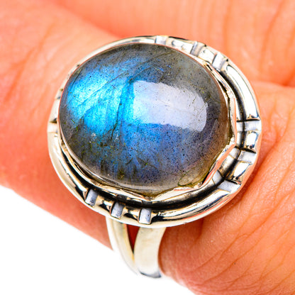 Labradorite Rings handcrafted by Ana Silver Co - RING84788