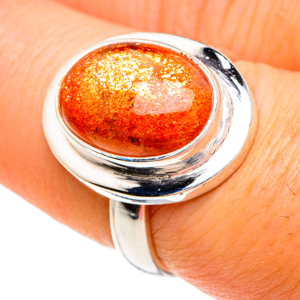 Sunstone Rings handcrafted by Ana Silver Co - RING84798