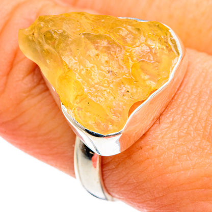 Libyan Glass Rings handcrafted by Ana Silver Co - RING84799