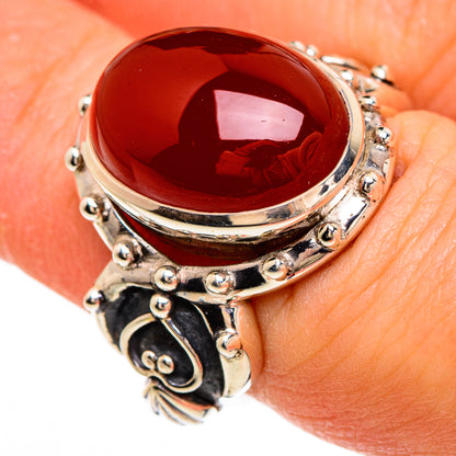 Carnelian Rings handcrafted by Ana Silver Co - RING84801