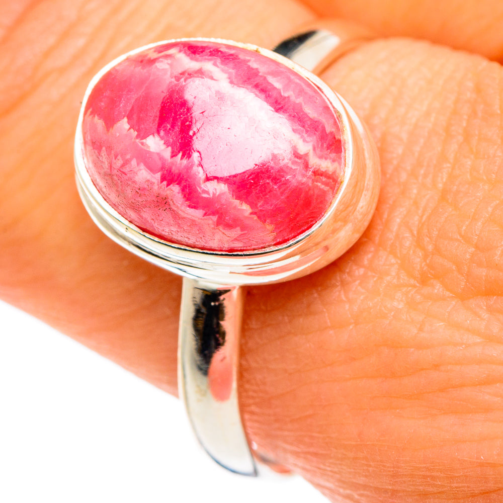 Rhodochrosite Rings handcrafted by Ana Silver Co - RING84804