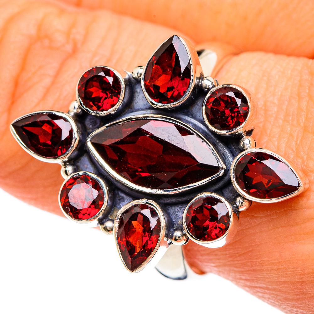 Garnet Rings handcrafted by Ana Silver Co - RING84808