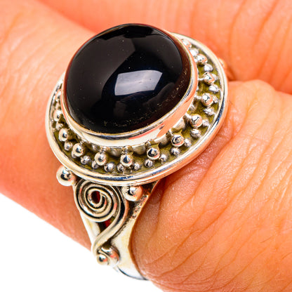 Black Onyx Rings handcrafted by Ana Silver Co - RING84815