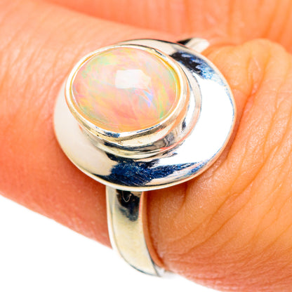Ethiopian Opal Rings handcrafted by Ana Silver Co - RING84823