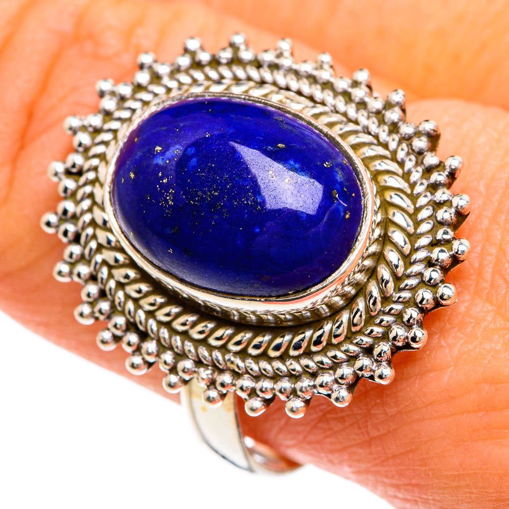 Lapis Lazuli Rings handcrafted by Ana Silver Co - RING84841