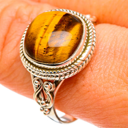 Tiger Eye Rings handcrafted by Ana Silver Co - RING84850