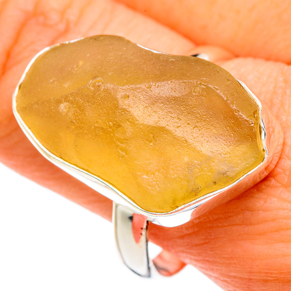 Libyan Glass Rings handcrafted by Ana Silver Co - RING84851