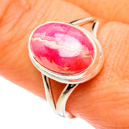 Rhodochrosite Rings handcrafted by Ana Silver Co - RING84859
