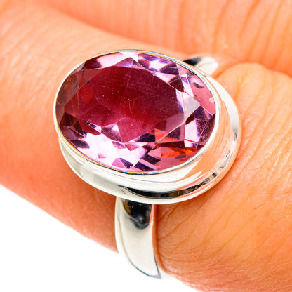 Color Change Alexandrite (lab.) Rings handcrafted by Ana Silver Co - RING84861