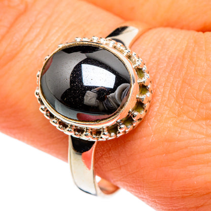 Hematite Rings handcrafted by Ana Silver Co - RING84872
