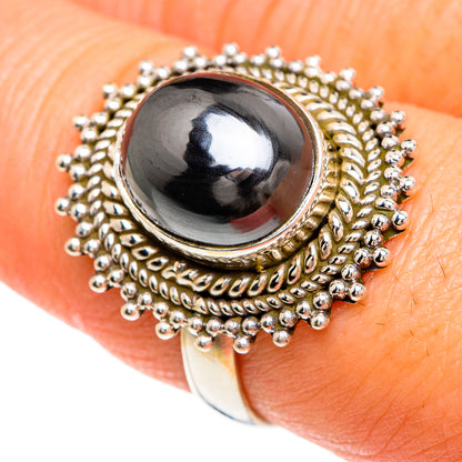 Hematite Rings handcrafted by Ana Silver Co - RING84873