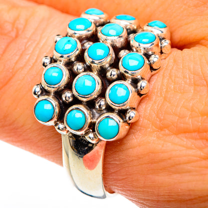 Tibetan Turquoise Rings handcrafted by Ana Silver Co - RING84880