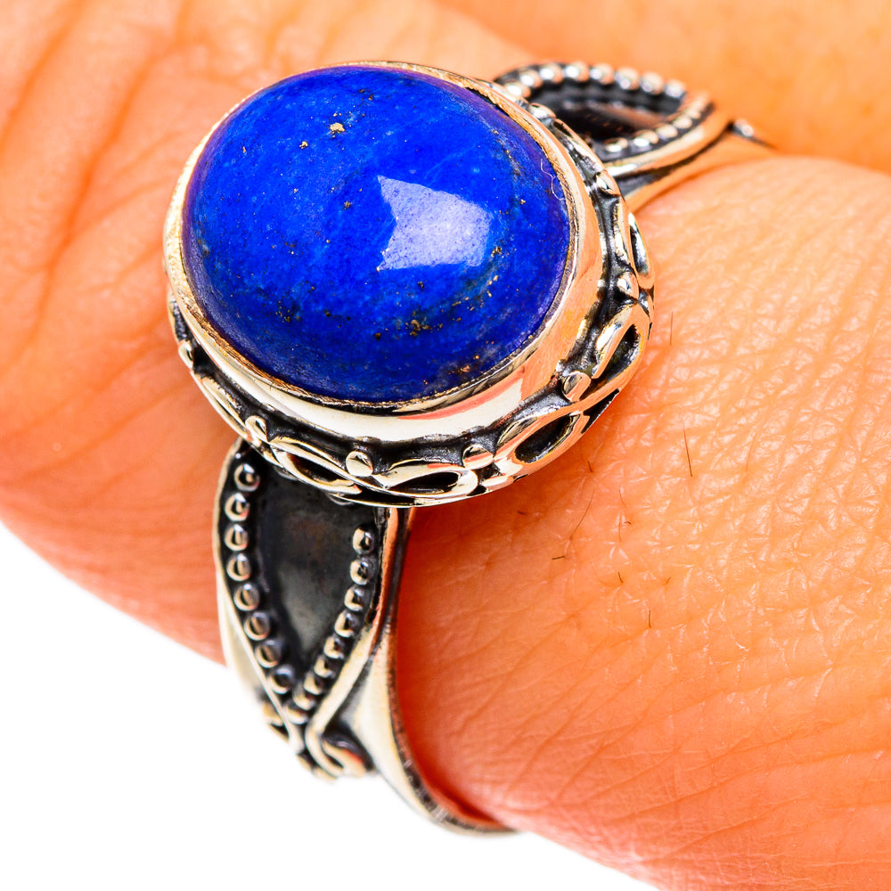 Lapis Lazuli Rings handcrafted by Ana Silver Co - RING84882