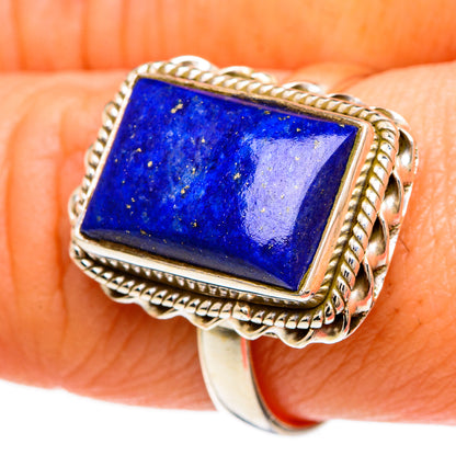 Lapis Lazuli Rings handcrafted by Ana Silver Co - RING84884