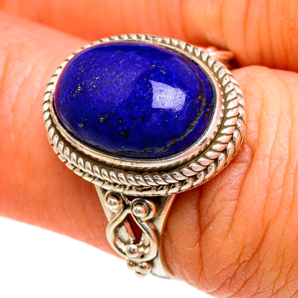 Lapis Lazuli Rings handcrafted by Ana Silver Co - RING84885