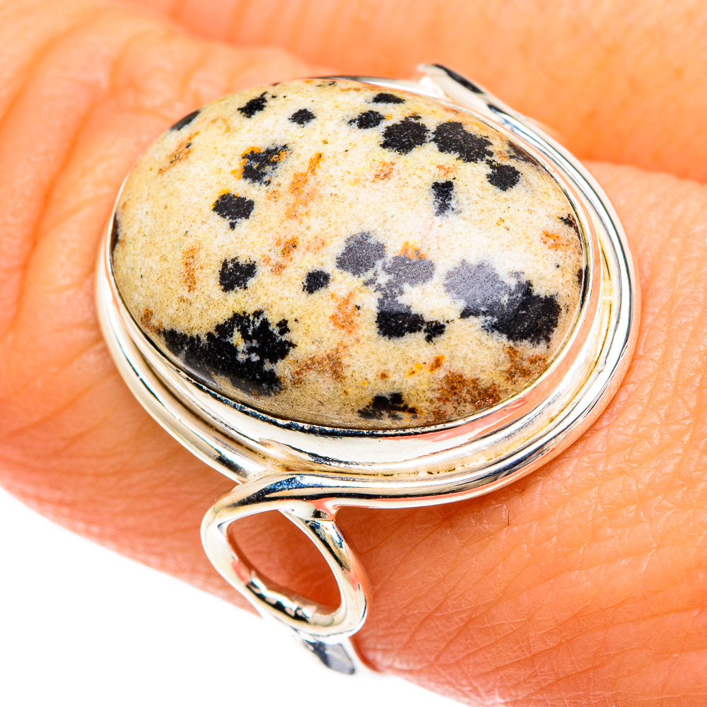Dalmatian Jasper Rings handcrafted by Ana Silver Co - RING84894