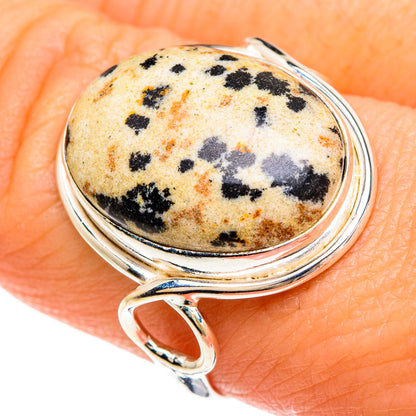 Dalmatian Jasper Rings handcrafted by Ana Silver Co - RING84894