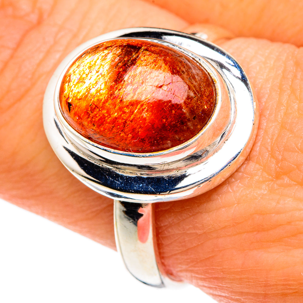 Sunstone Rings handcrafted by Ana Silver Co - RING84897