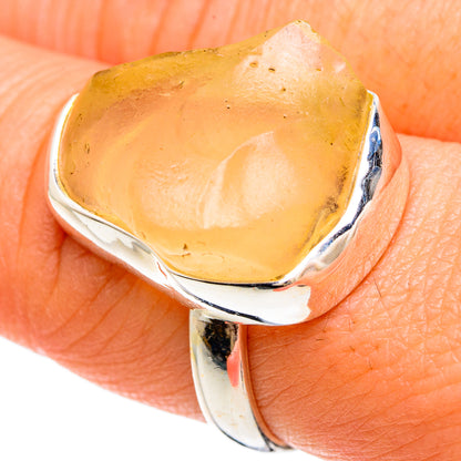 Libyan Glass Rings handcrafted by Ana Silver Co - RING84899