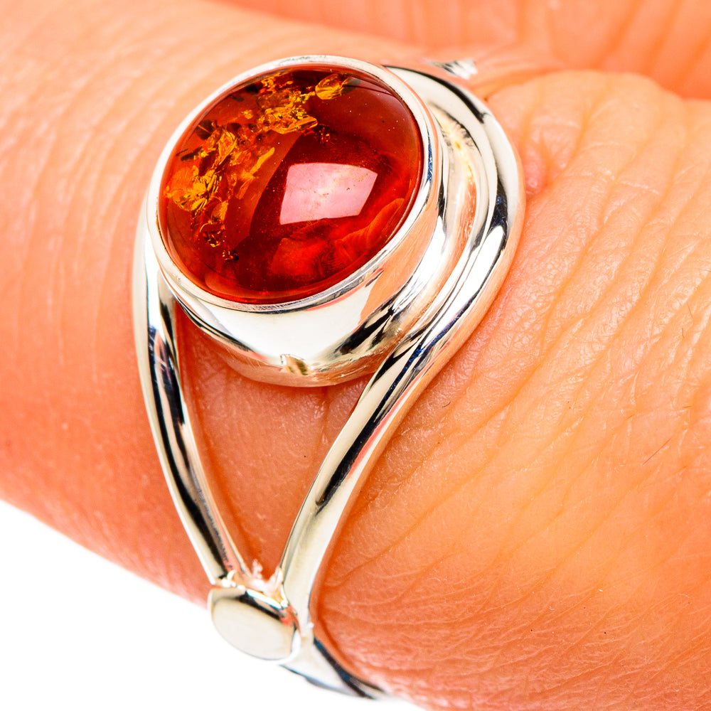 Baltic Amber Rings handcrafted by Ana Silver Co - RING84900